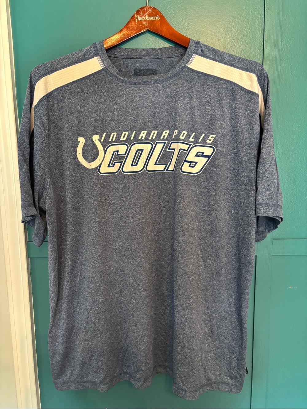 Indianapolis Colts Men's Heather Blue Short-Sleeve Team Dry Fit Tee